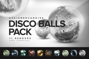 Free Disco Balls Mirror Balls 3D Renders