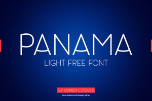 Free Font – Panama Light