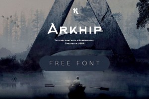Free Font | Arkhip