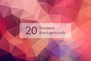 Freebie | 20 Modern Backgrounds