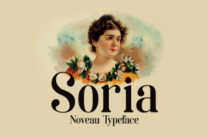 Free Font | Soria – Nouveau Typeface