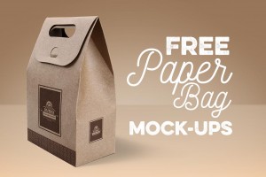 Free Mockup | Paper Bag
