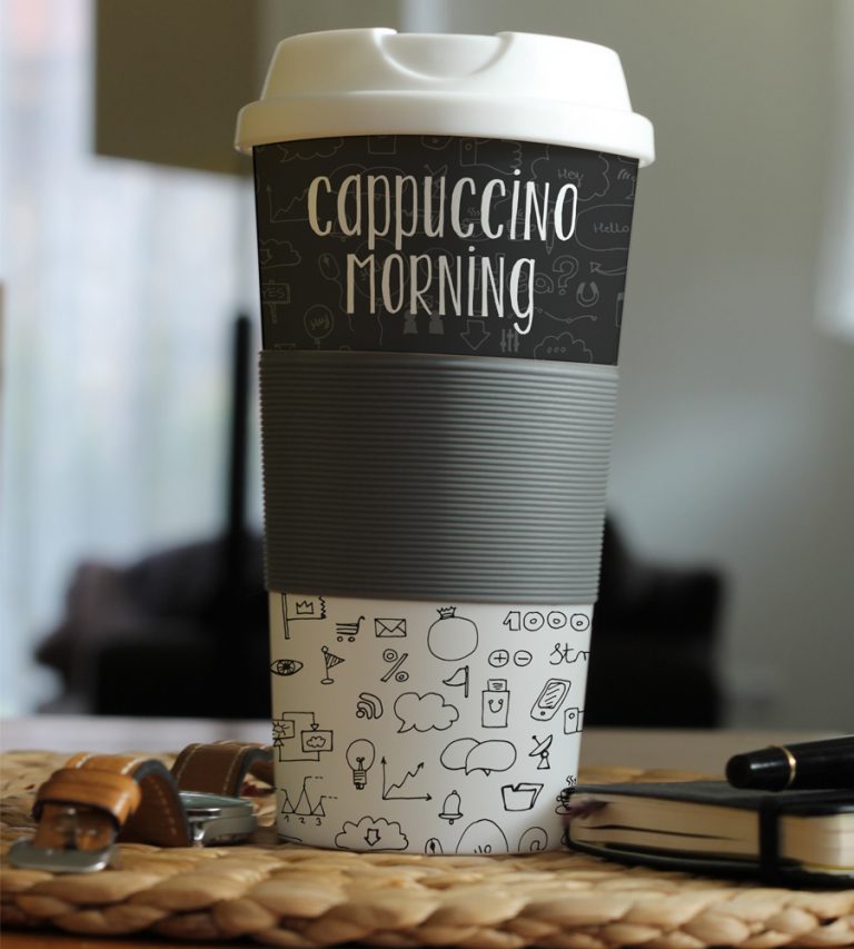 Free Mockup | Take-away Coffee Cup