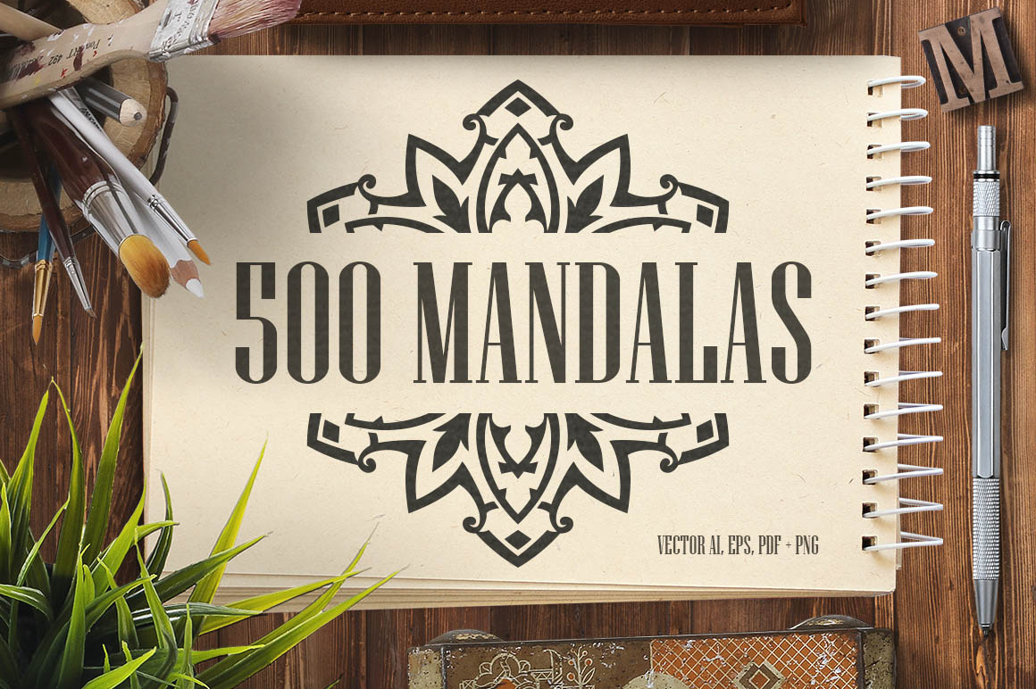 100+ Mandalas+Bonus Frames by miumiu
