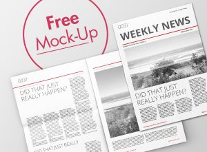 Free MockUp | Newspaper