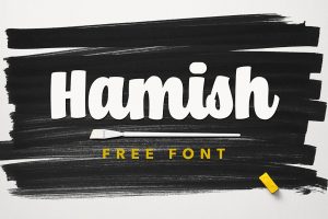 Free Font | Hamish – Brush Script