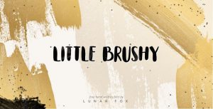 Free Font | Little Brushy