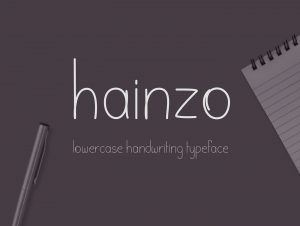 Free Font | Hainzo 