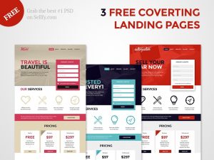 Free Web | Landing Pages PSD Template