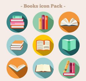 Free Icons | Round Vector Books