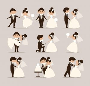 Free Vector | Wedding Bride & Groom