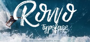 ROWO - Rustic Brush Script FREE FONT