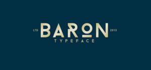 Free Font | Baron