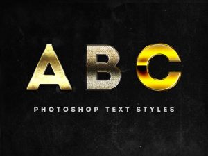 Free Styles | 3 Photoshop Gold Text