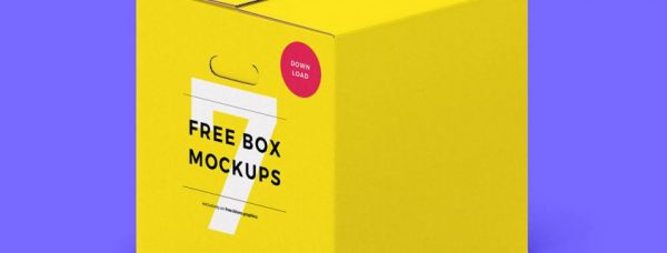 Free Mockups | 7 CardBoxes