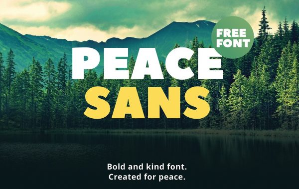 Free Font | Peace Sans