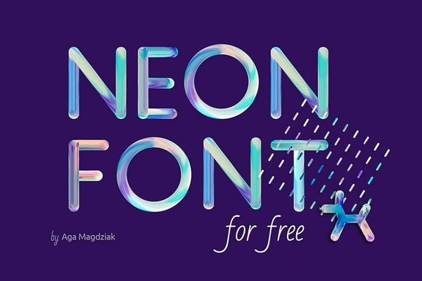 Free Alphas | Neon Lettering Kit
