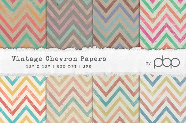 Free Textures | Vintage Chevron Paper