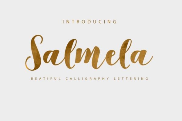 Free Font | Salmela – Calligraphy