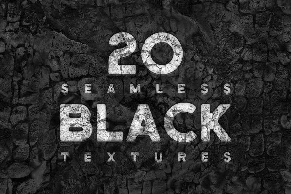 Free Textures • 20 Seamless Black