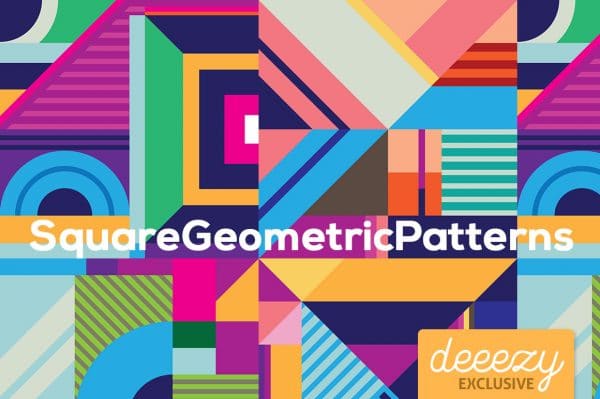 Free Patterns • Square Geometric