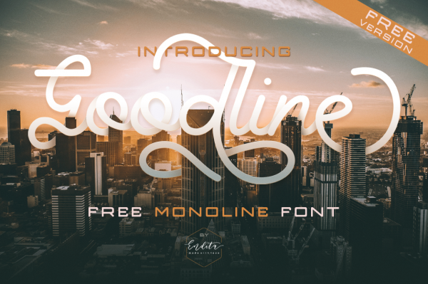 Free Font – Goodline Monoline