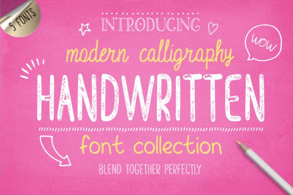 Free Fonts • Handwritten Collection