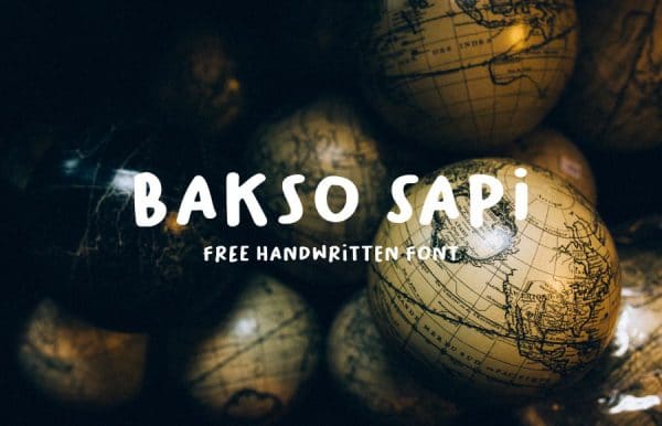 Free Font – Bakso Sapi