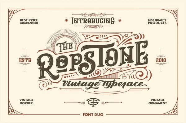 Free Font – Ropstone Vintage Typeface