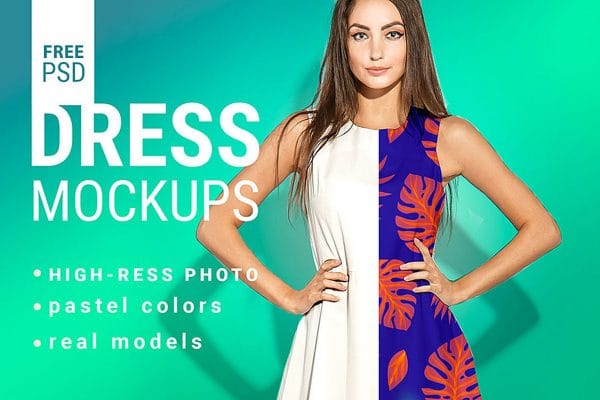 Free Mockup • Sleeveless Dress
