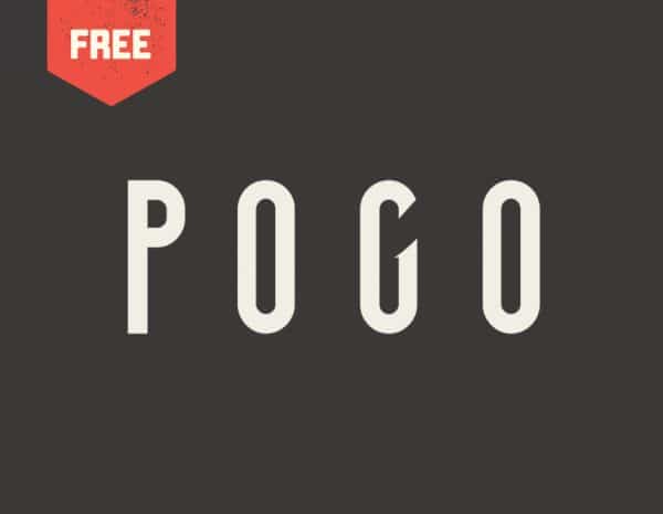 Free Font – Pogo Display