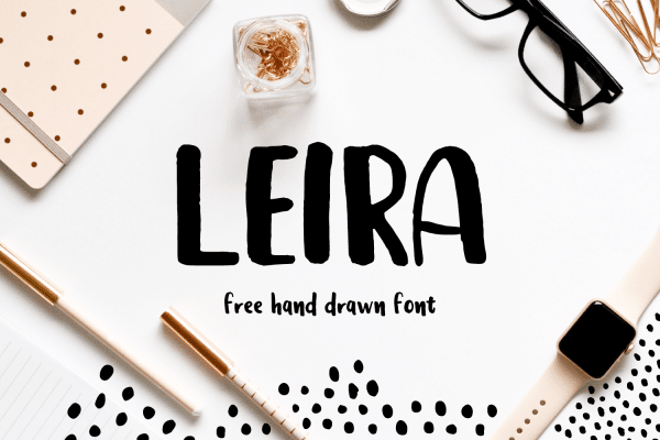 Free Font • Leira Brush Sans
