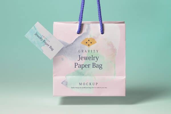 Free Mockup – Cute Shopping Bag