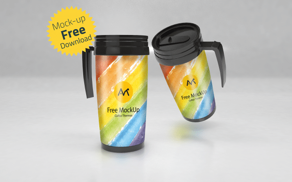 Free Mockup – Travel Mug