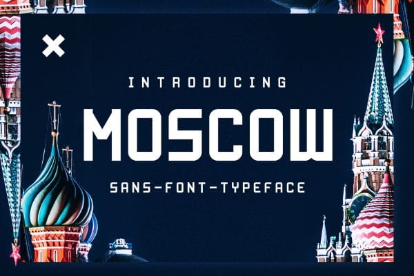 Free Font • Moscow Display
