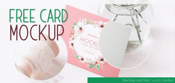  Free Mockup • 4Bar Small Card