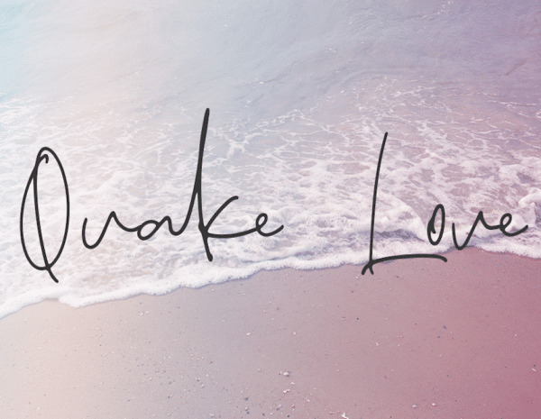Free Font – QUAKE LOVE
