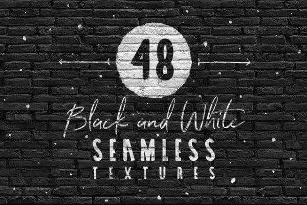 48 Black White Free Seamless Textures