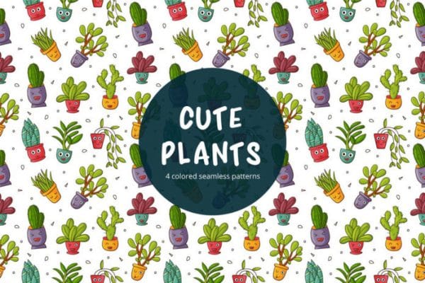 Free Pattern –  Cute Cactus Plants
