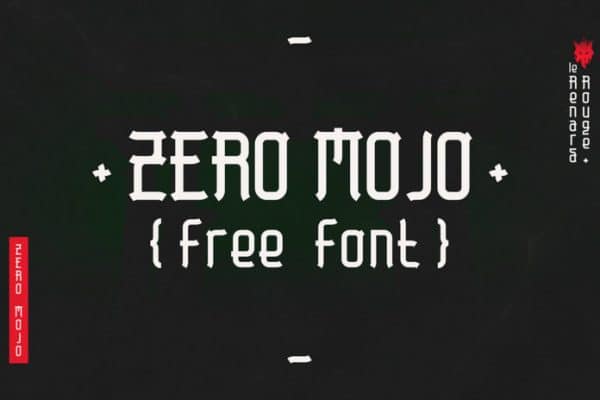 Free Font – Zero Mojo
