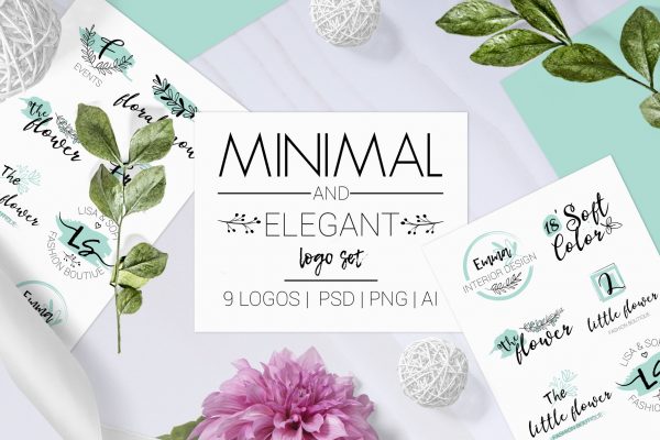 Free Templates – Minimal Elegant Logo Set