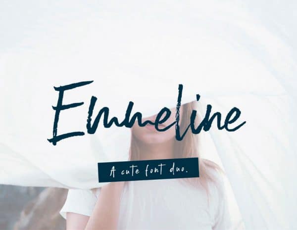 Free Font – EMMELINE Brush Script