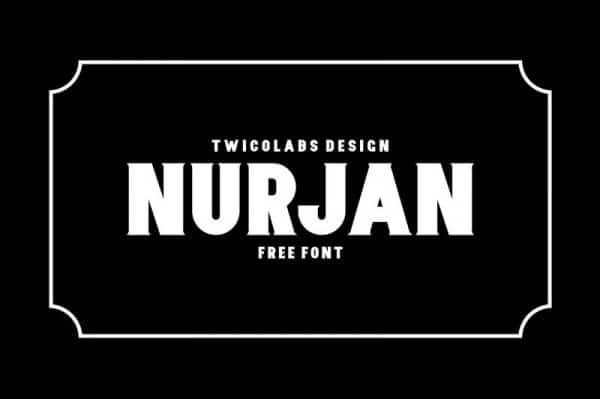 Free Font – Nurjan Bold
