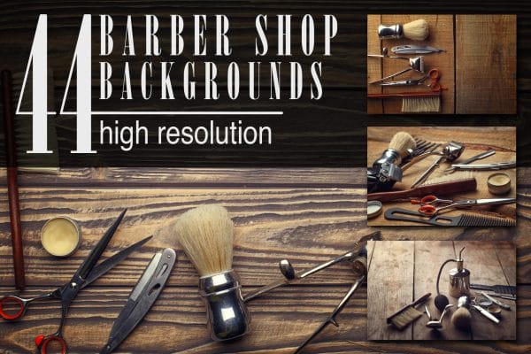 Free Backgrounds : Barber Shop Scene