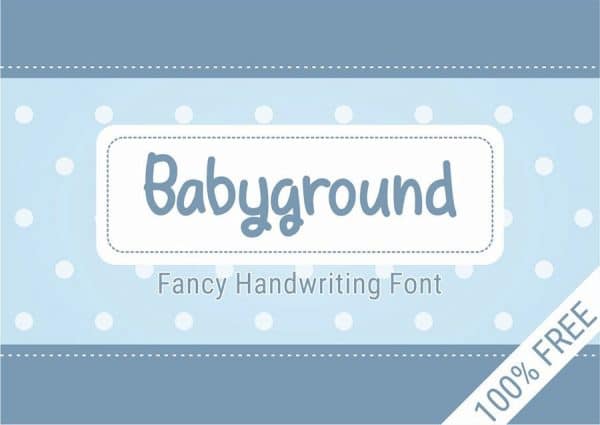 Free Font – Babyground Display