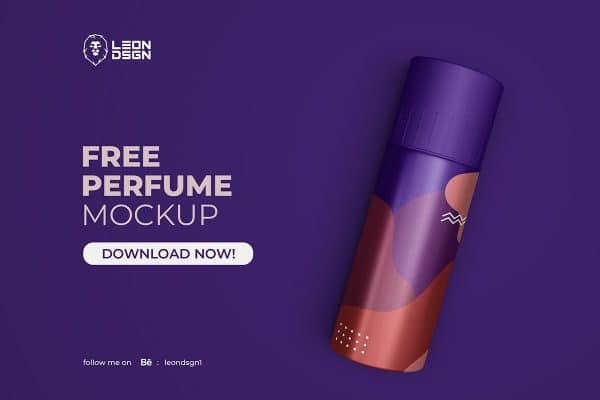 Free Mockup – Deodorant Can