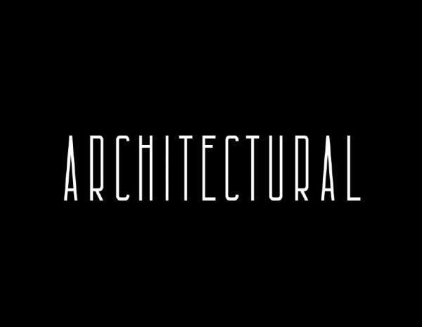 Free Font – Architectural