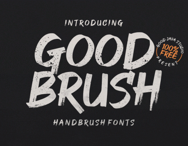 Free Font – Good Brush
