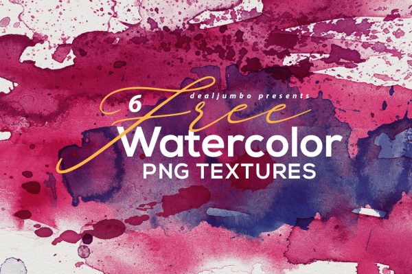 Free Graphics – Six Watercolor Shapes