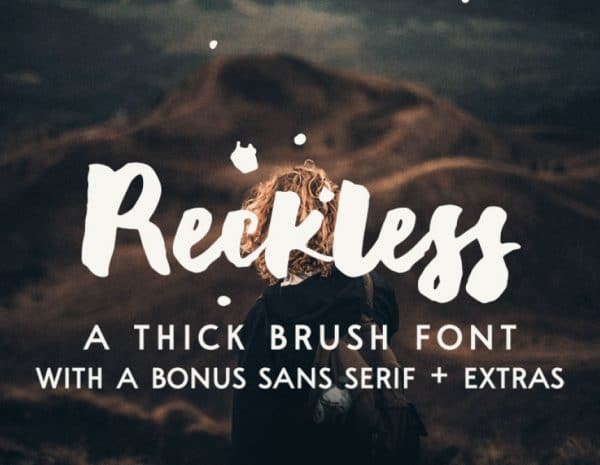 Free Font – Reckless Brush